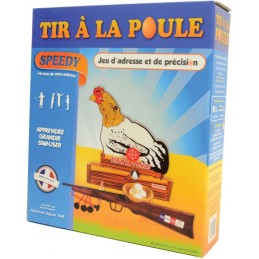 TIR À LA POULE SPEEDY SPORT FRANCE (avec 1 carabine 1 coup + 6 fléchettes)