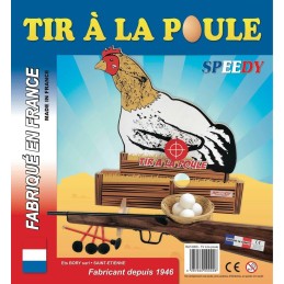 TIR À LA POULE SPEEDY SPORT FRANCE (avec 1 carabine 1 coup + 6 fléchettes)