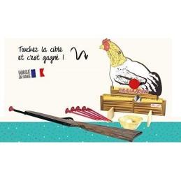 TIR À LA POULE SPEEDY SPORT FRANCE (avec 1 carabine 1 coup + 6 fléchettes)