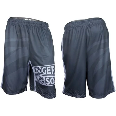 SHORT BASKET SOGER NOIR/GRIS