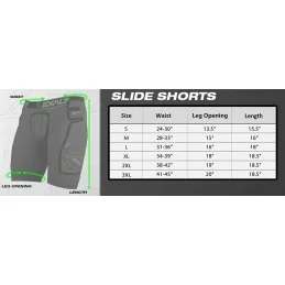 SLIDE SHORT EXALT FREEFLEX NOIR