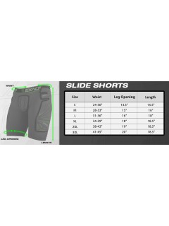 SLIDE SHORT EXALT FREEFLEX NOIR