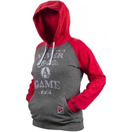 HOODY PLANET ECLIPSE FEMME TRIUMPH RED/CHARCOAL