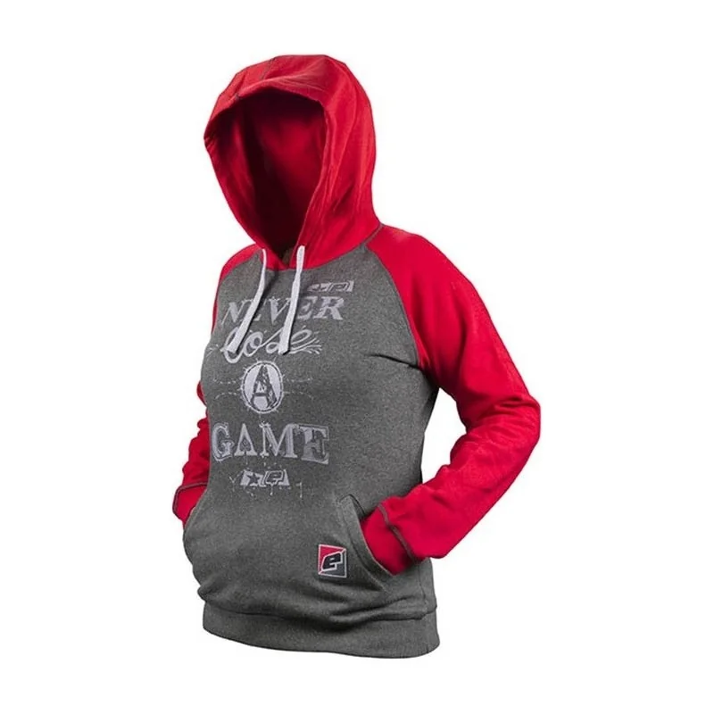 HOODY PLANET ECLIPSE FEMME TRIUMPH RED/CHARCOAL