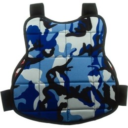 PLASTRON SOGER ENFANT RÉVERSIBLE CAMO ROUGE/BLEU