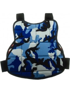 PLASTRON SOGER ENFANT RÉVERSIBLE CAMO ROUGE/BLEU