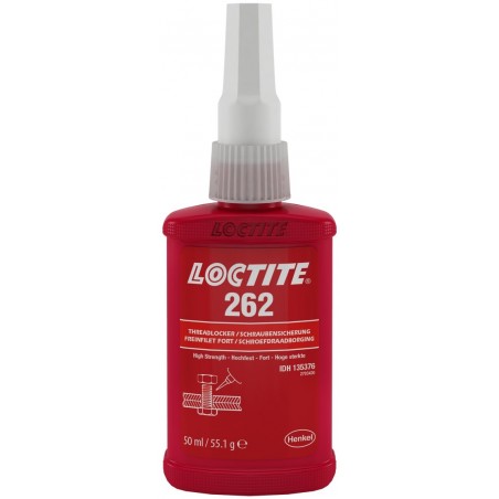 LOCTITE 262 - FREIN FILET FORT - ROUGE (50ml)