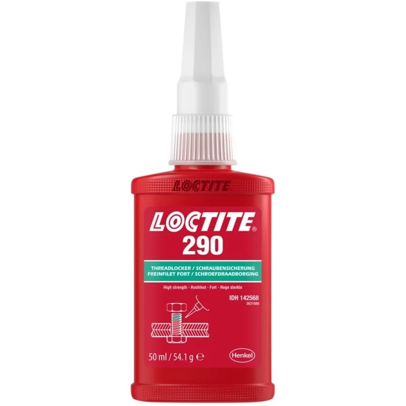 LOCTITE 290 - COLLE FREIN FILET FORT - VERT (50ml)