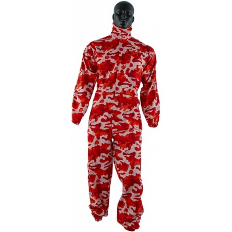 COMBINAISON SOGER (avec protection de cou) CAMO ROUGE