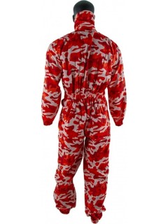 COMBINAISON SOGER (avec protection de cou) CAMO ROUGE