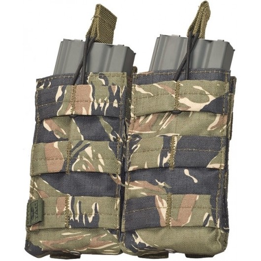 POCHE PORTE-CHARGEURS M4/M16 (CÔTE À CÔTE) VALKEN MOLLE DOUBLE TIGER STRIPE