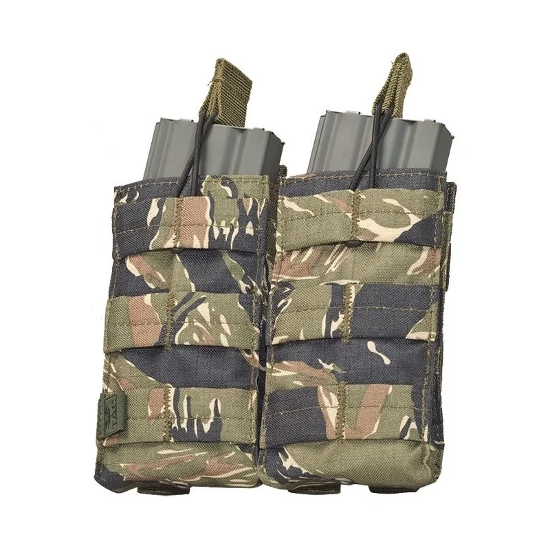 POCHE PORTE-CHARGEURS M4/M16 (CÔTE À CÔTE) VALKEN MOLLE DOUBLE TIGER STRIPE