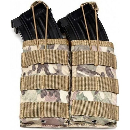 POCHE PORTE-CHARGEURS M4/M16 (CÔTE À CÔTE) VALKEN MOLLE DOUBLE V-CAM