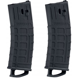 CHARGEURS TIPPMANN MAGFED TMC 20 BILLES .68 NOIR (x2)