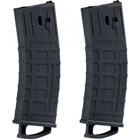 CHARGEURS TIPPMANN MAGFED TMC 20 BILLES .68 NOIR (x2)