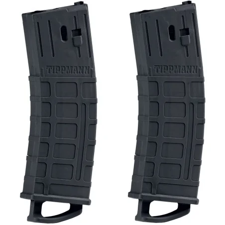 CHARGEURS TIPPMANN MAGFED TMC 20 BILLES .68 NOIR (x2)