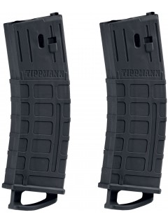 CHARGEURS TIPPMANN MAGFED TMC 20 BILLES .68 NOIR (x2)