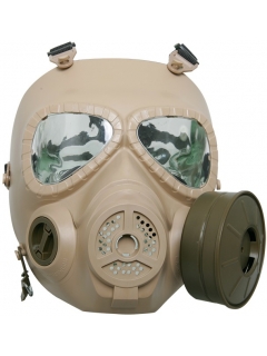 MASQUE A GAZ FACTICE (+ VENTILATEUR) NOIR