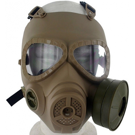 MASQUE A GAZ FACTICE (+ VENTILATEUR) NOIR