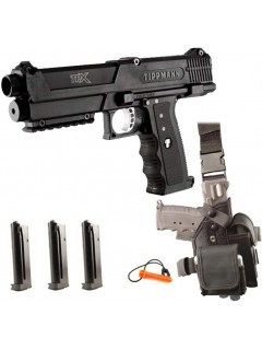 PACK LANCEUR TIPPMANN TiPX 2.0 DELUXE NOIR (holster+3chargeurs)