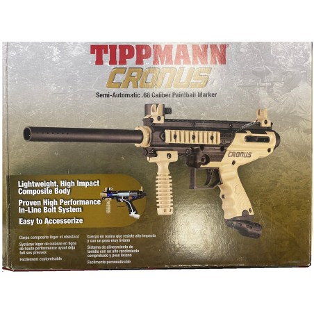 LANCEUR TIPPMANN CRONUS BASIC BLACK/TAN (Cal.68)