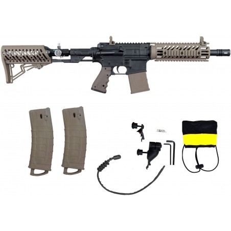 LANCEUR TIPPMANN TMC MAGFED + CROSSE AIR-THRU BLACK/DARK EARTH (Cal.68)