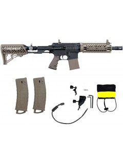 LANCEUR TIPPMANN TMC MAGFED + CROSSE AIR-THRU BLACK/DARK EARTH (Cal.68)