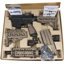 LANCEUR TIPPMANN TMC MAGFED + CROSSE AIR-THRU BLACK/DARK EARTH (Cal.68)