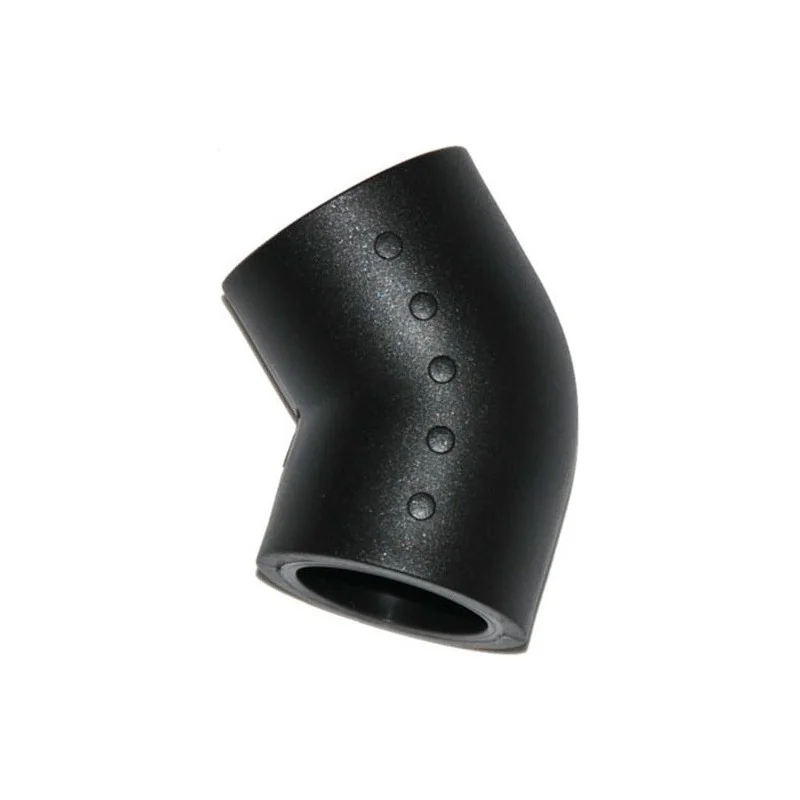 COUDE LOADER PVC 45° NOIR