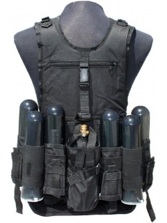 VESTE TACTICAL DELUXE GXG NOIR