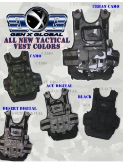 GILET TACTICAL DELUXE GXG NOIR