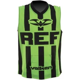 JERSEY ARBITRE VALKEN SANS MANCHES JAUNE/NOIR