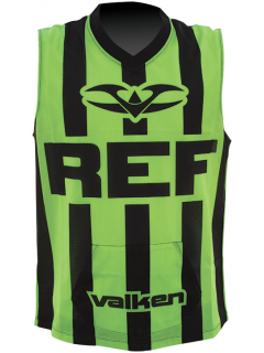 JERSEY ARBITRE VALKEN SANS MANCHES JAUNE/NOIR