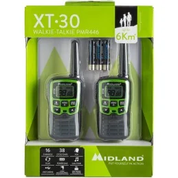 TALKIE WALKIE MIDLAND XT30 NOIR/VERT (x2)