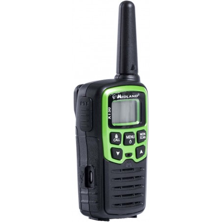 TALKIE WALKIE MIDLAND XT30 NOIR/VERT (x2)