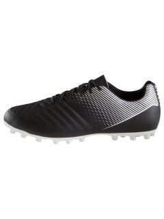 CHAUSSURES DE FOOTBALL ADULTE KIPSTA TERRAINS SECS AGILITY 100 FG NOIR/BLANC