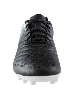 CHAUSSURES DE FOOTBALL ADULTE KIPSTA TERRAINS SECS AGILITY 100 FG NOIR/BLANC