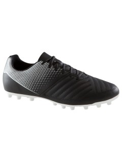 CHAUSSURES DE FOOTBALL ADULTE KIPSTA TERRAINS SECS AGILITY 100 FG NOIR/BLANC