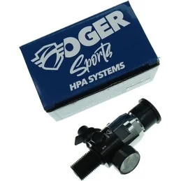 RÉGULATEUR AIR SOGER GF 3000 PSI BP 450 PSI AJUSTABLE (Tête Acier Argent/Simple Joint)