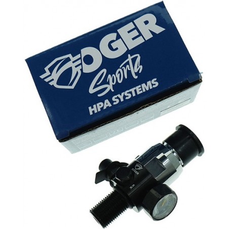 RÉGULATEUR AIR SOGER GF 3000 PSI BP 450 PSI AJUSTABLE (Tête Acier Argent/Simple Joint)