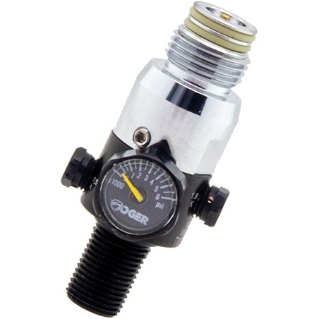 RÉGULATEUR AIR SOGER GC 4500 PSI BP 450 PSI AJUSTABLE (Tête Acier Argent/Double-Joint)