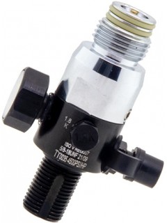 RÉGULATEUR AIR SOGER GC 4500 PSI BP 450 PSI AJUSTABLE (Tête Acier Argent/Double-Joint)