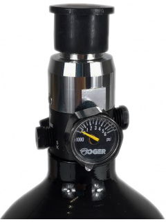 BOUTEILLE AIR SOGER ALU 0.16L + RÉGULATEUR 3000 PSI HP (tête acier)