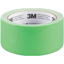 RUBAN ADHÉSIF TEXTILE EXTRA-FORT 3M FLUO VERT (5cm x 15m)