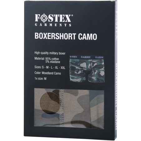 BOXER SHORT FOSTEX ARMY CAMO WOODLAND