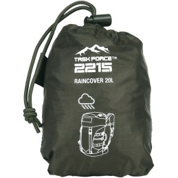 HOUSSE IMPERMÉABLE TF-2215 VERT POUR SAC À DOS 20L