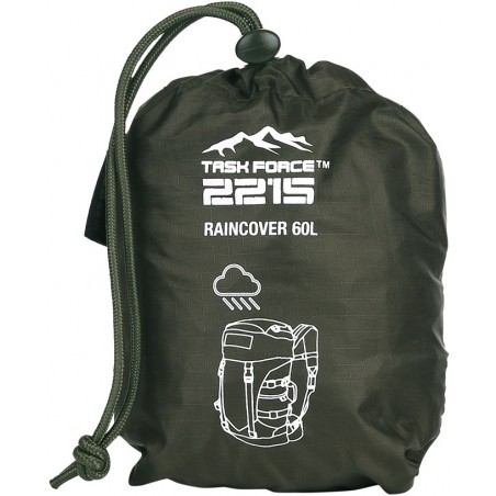 HOUSSE IMPERMÉABLE TF-2215 VERT POUR SAC À DOS 60L