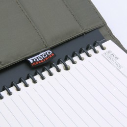 BLOC-NOTES EXTÉRIEUR TACTIQUE FOSCO KAKI (24x17,5cm)