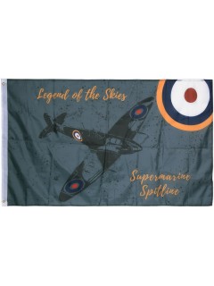 DRAPEAU FOSTEX WWII SPITFIRE RAF