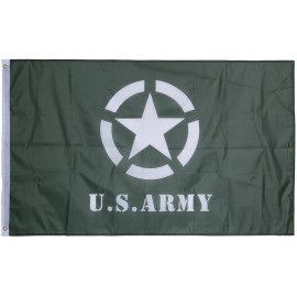 DRAPEAU FOSTEX WWII U.S. ARMY KAKI